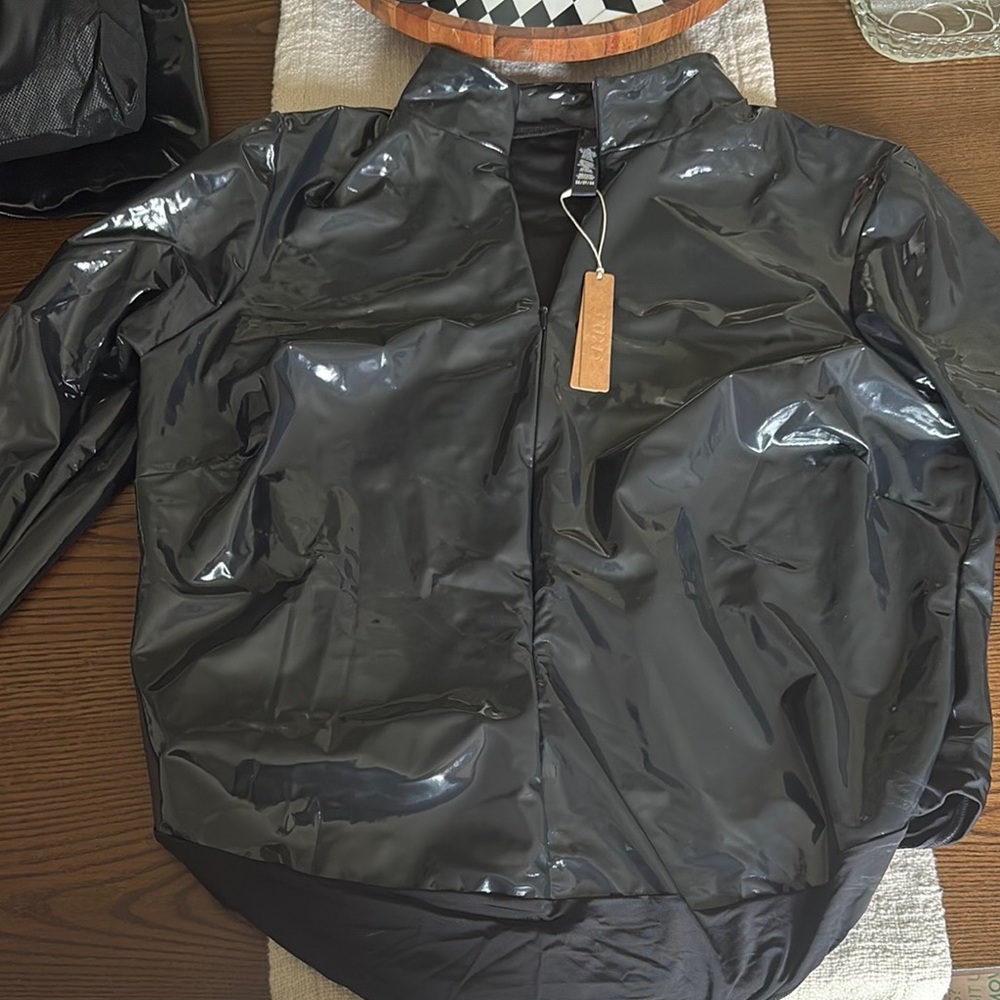 Skims Patent Leather Bodysuit